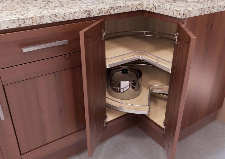 How To Install A Lazy Susan In An Existing Corner Cabinet ...