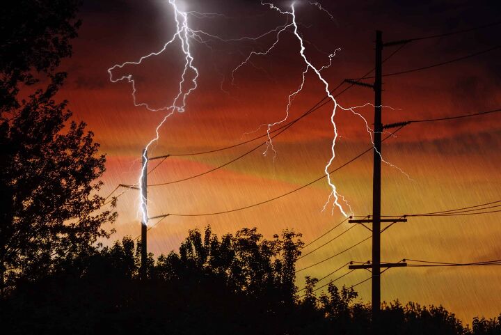 What Happens If Lighting Strikes A Power Line