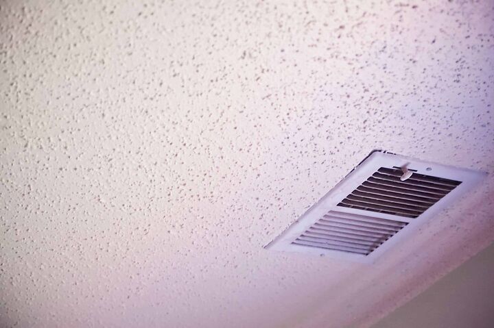 ceiling popcorn ceilings stains water remove clean rid selling need painting should