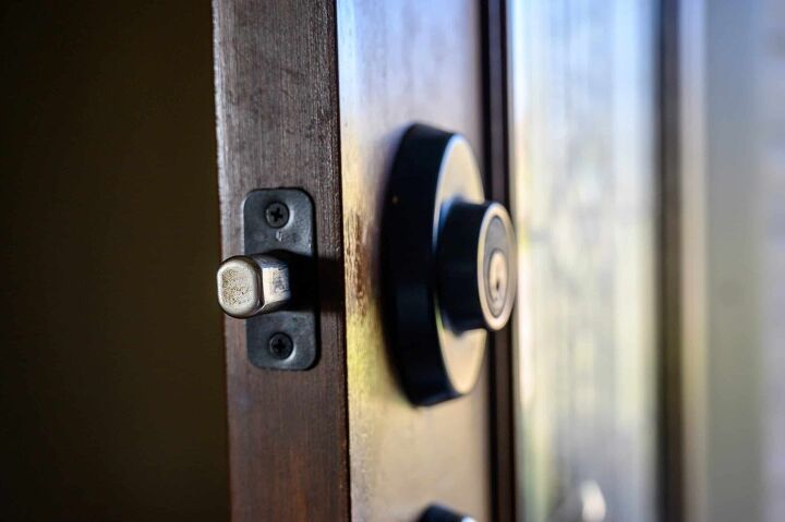 door lock frame