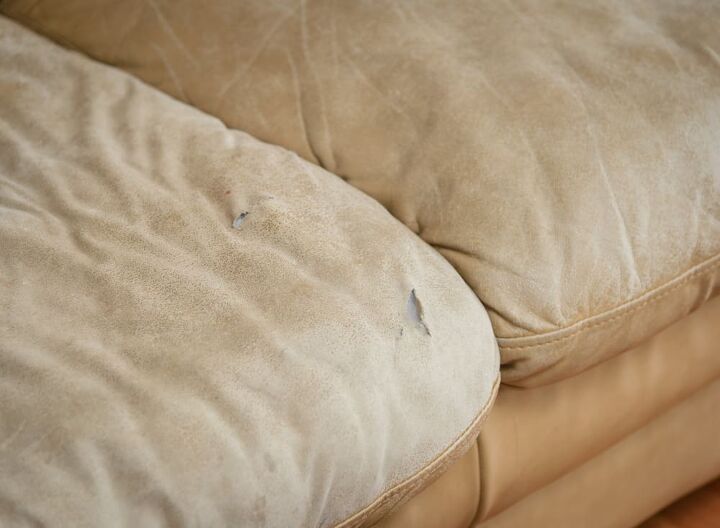 Fix A Large Hole In Leather Couch, Repair Large Tear In Leather Couch