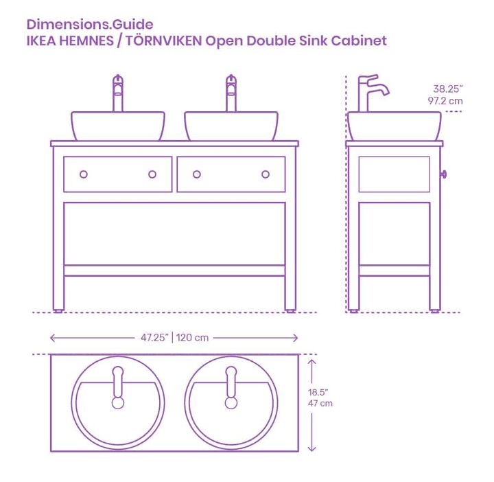 Standard Bathroom Vanity Dimensions, Double Sink Vanity Length