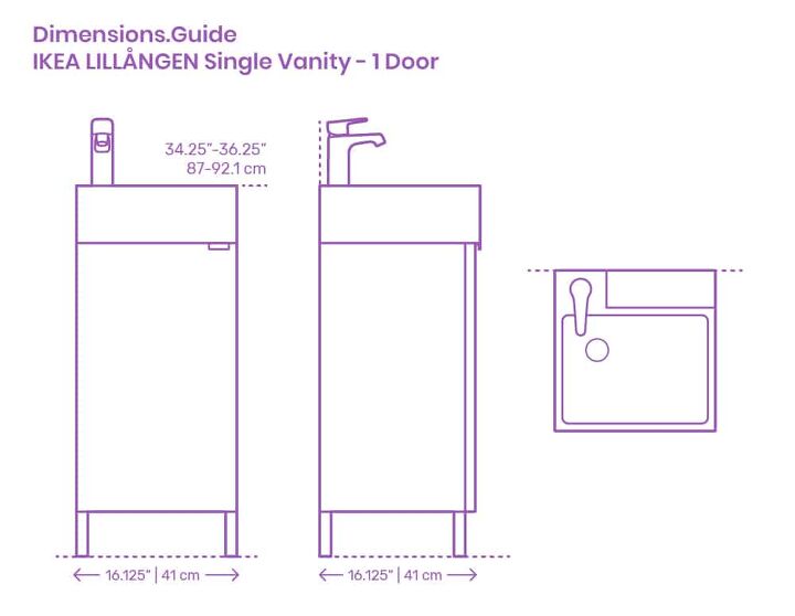Standard Bathroom Vanity Dimensions, Bathroom Vanity Size Guide