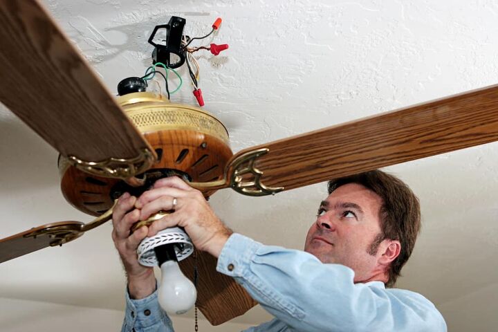 How To Remove A Ceiling Fan (And Replace It With A Light Fixture) (1)
