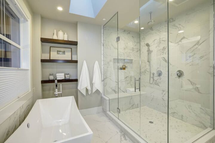 Standard Walk In Shower Dimensions With Photos Upgraded Home - What Size Should A Master Bathroom Shower Be