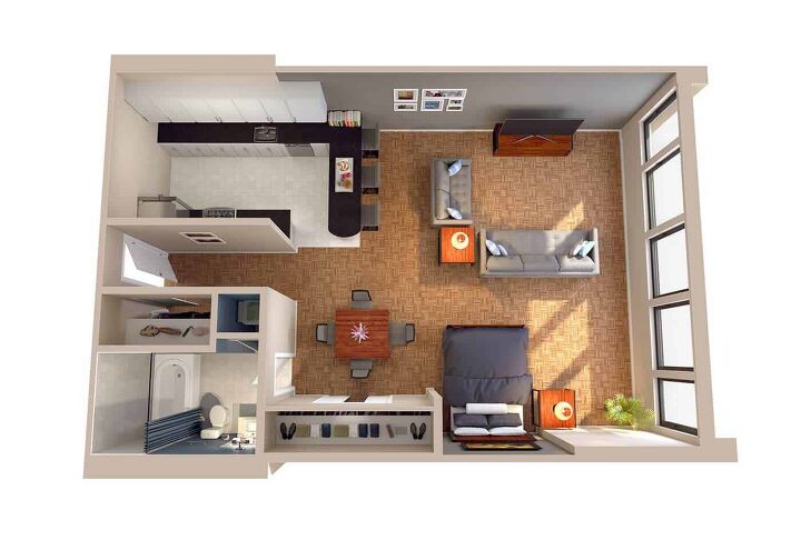 500 Square Foot Apartment Floor Plans With Drawings Upgraded Home
