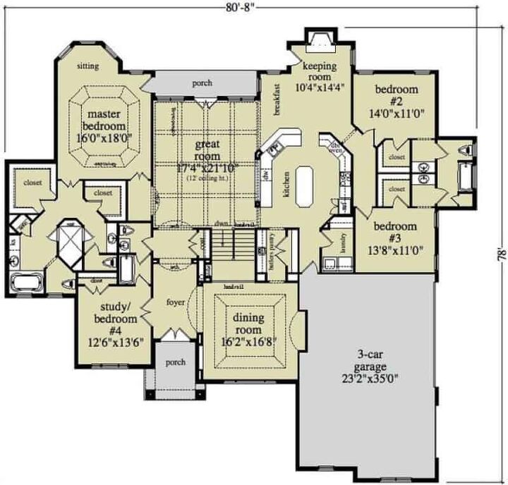 Must Have One Story Open Floor Plans