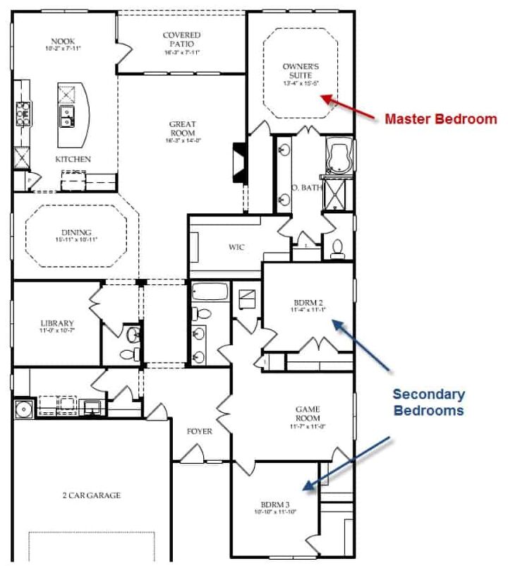 Split Bedroom Floor Plans With Drawings Upgraded Home