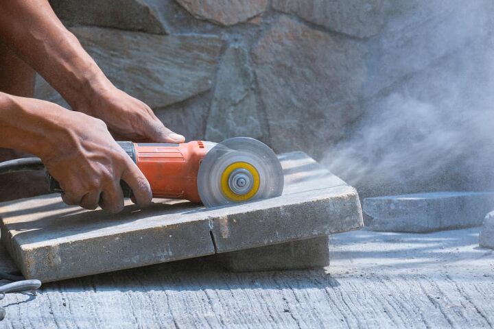 How To Cut Concrete Pavers With A Grinder - Go Images Site