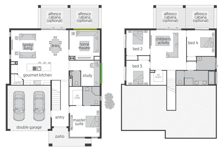 Split Bedroom Floor Plans (with Drawings) – Upgraded Home