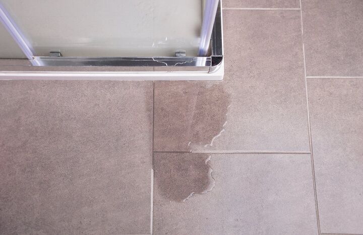 Shower Pan Is Leaking, Fix Leaking Ceramic Tile Shower Floor