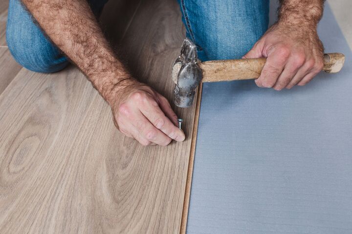 Can You Nail Down Laminate Flooring, How To Figure Much Laminate Flooring I Need