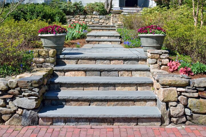 How Much Do Stone Slab Steps Treads Cost Upgraded Home