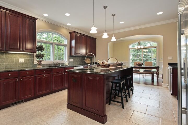 What Color Hardwood Floors For Cherry, What Color Floors Go With Cherry Cabinets