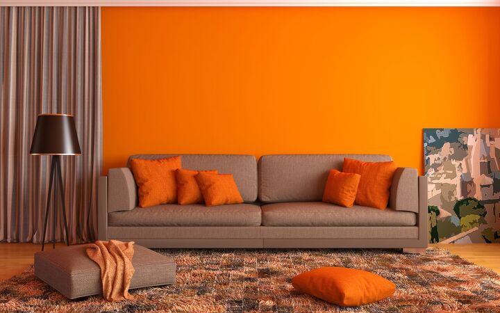 What Curtain Colors Go With Orange Walls Upgraded Home - Which Colour Goes With Orange Wall