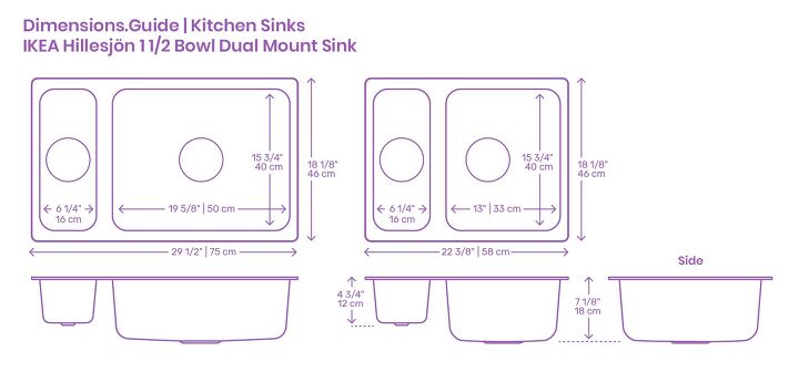 Kitchen Sink Dimensions and Guidelines with Drawings – Upgraded Home