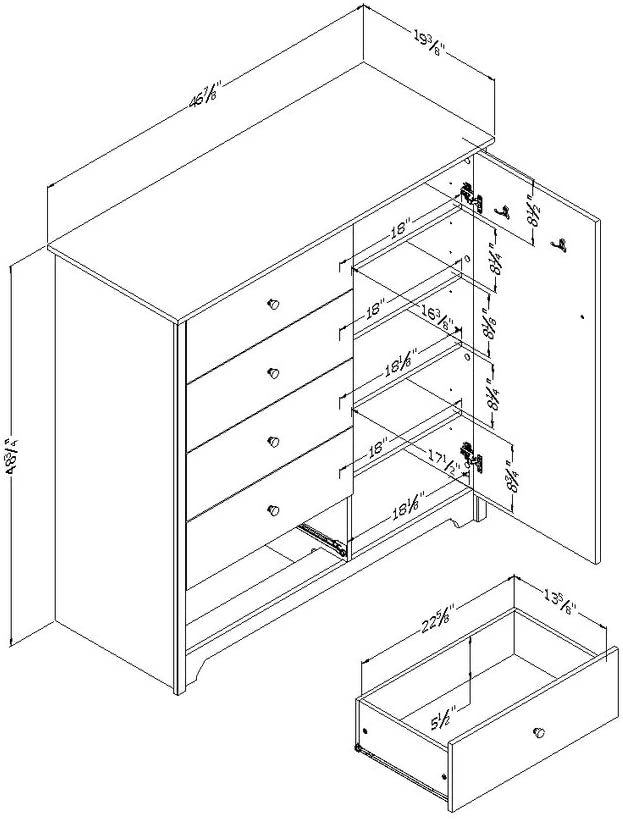Standard Dresser Sizes Dimensions, Average Dresser Drawer Width